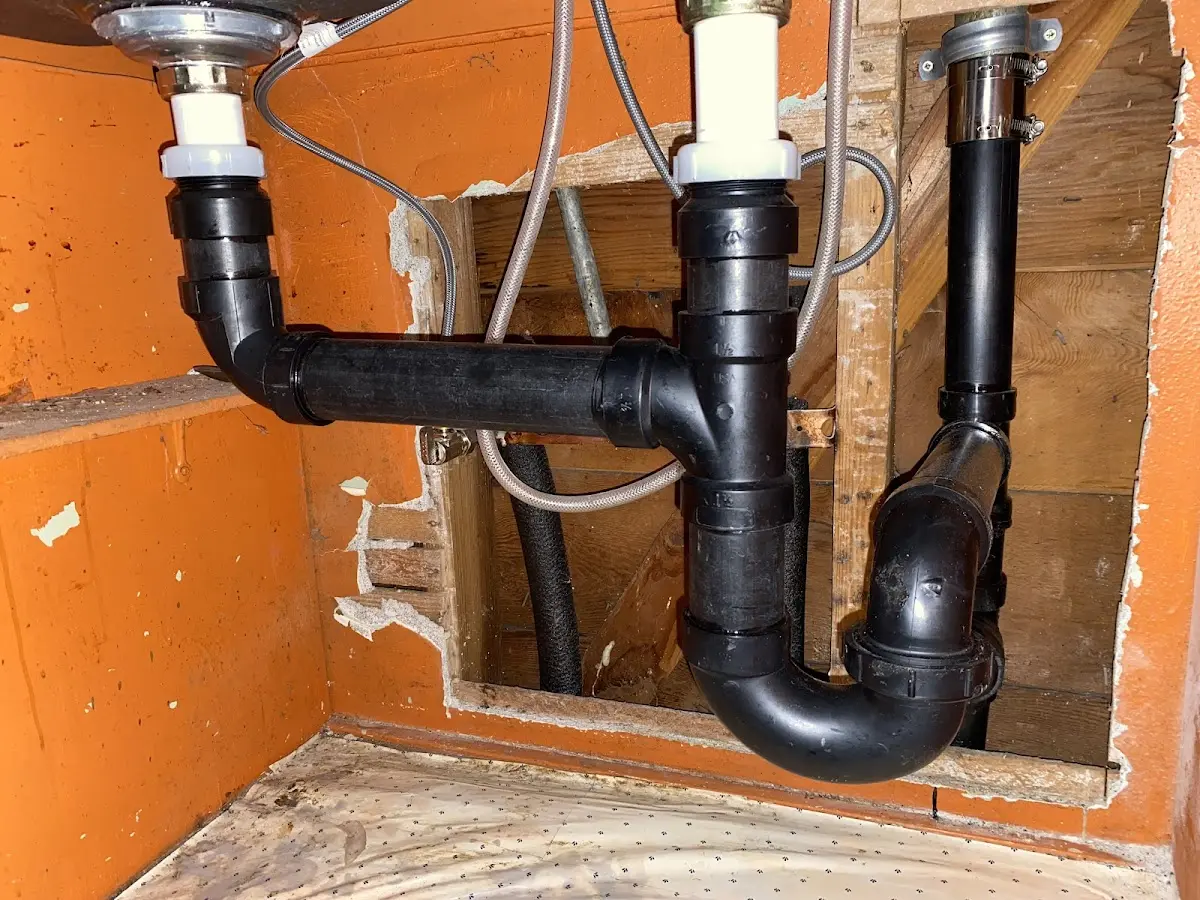 Professional Repiping Services equipment and tools on the job in Kingsville